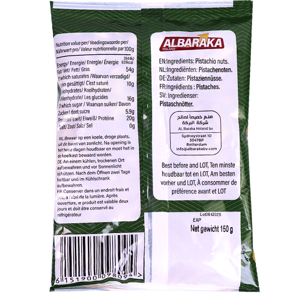 Pistachio Sabah 150g