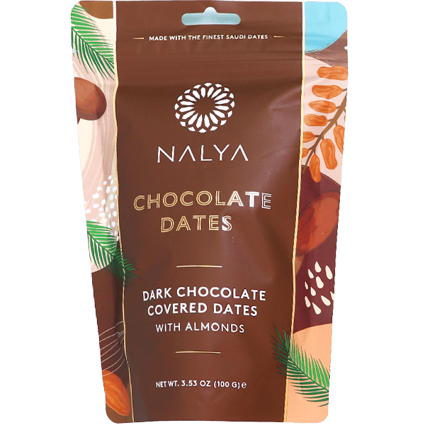 Dates Covered Dark Chocolate Nalya 100g
