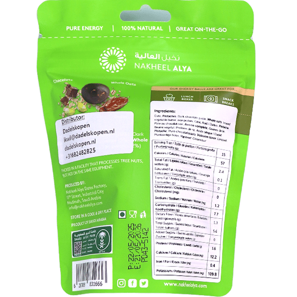 Energy Balls Pistachio Nayla 100g