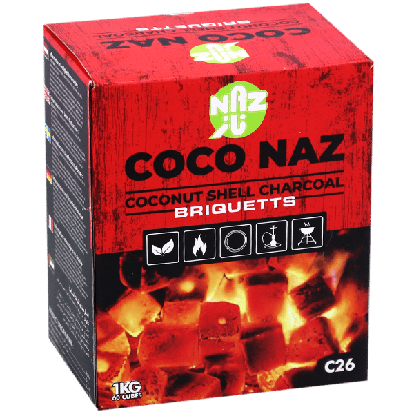 Coconut Shell Charcoal Coco Naz 1kg