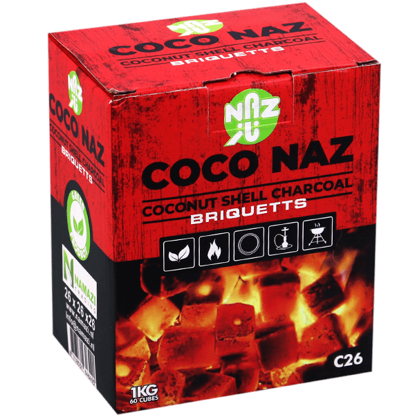 Coconut Shell Charcoal Coco Naz 1kg