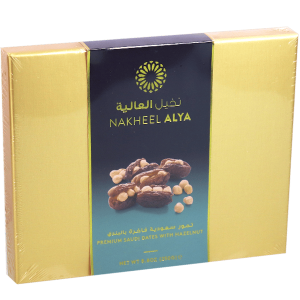Saudi Dates With Hazelnut Nakheel Alya 250g