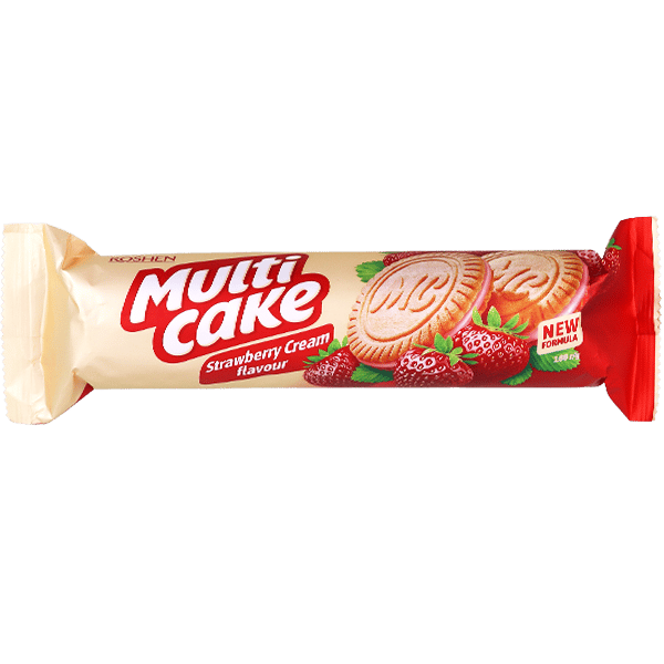 Biscuit Strawberry Cream Roshen 180g