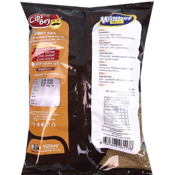 Chips Peanut Winner 40g