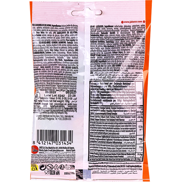 Gummies Tropical Mania 100g