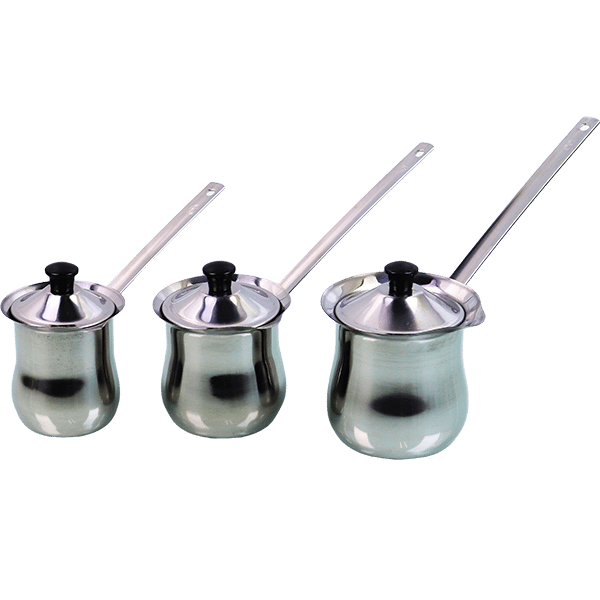 Coffee Pot With Cover Set 3pcs