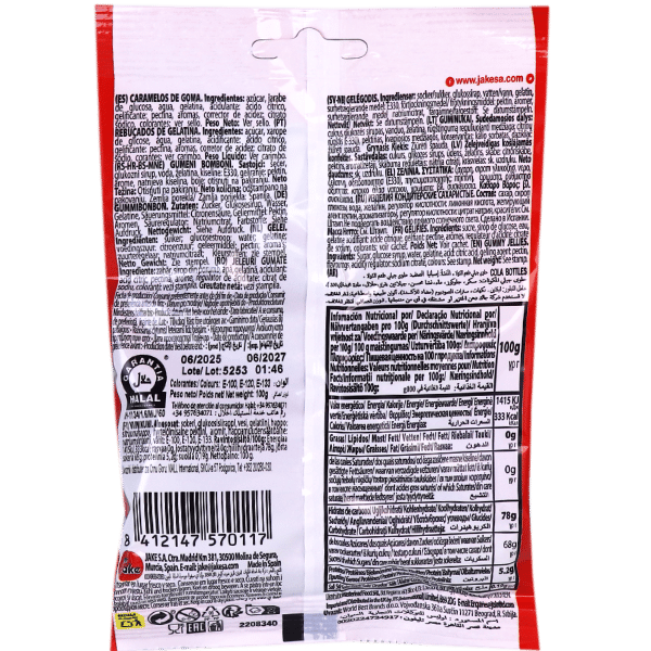 Gummies Cola Mania 100g