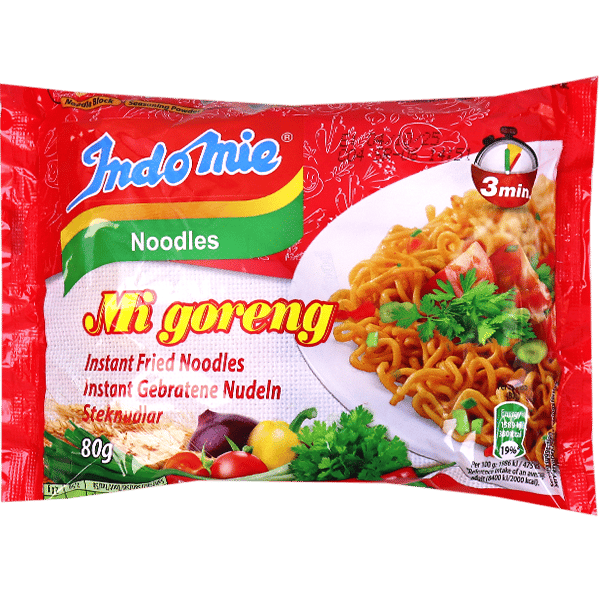 Red Instant Noodles Mi Goreng Indomie 80g