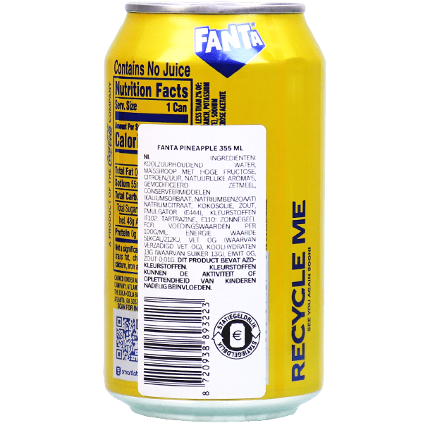 Pineapple Fanta 355ml