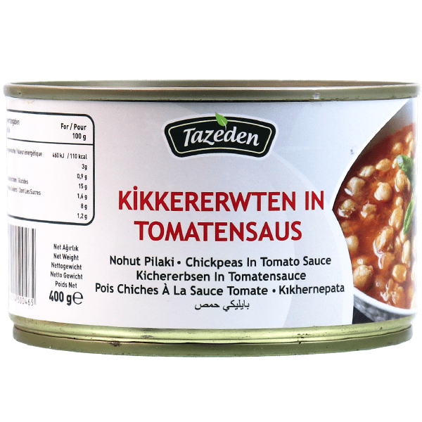 Chickpeas in Tomato Sauce Tazeden 400g