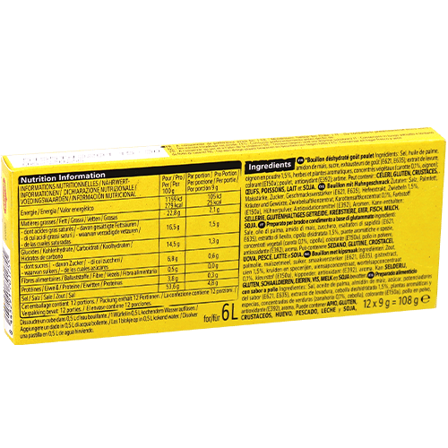 Chicken Flavored Bouillon Maggi 12pcs
