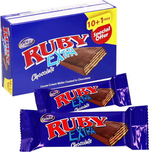 Ruby Extra Chocolate Wafer Katakit 10+1