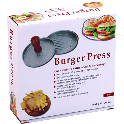 Hamburger Press Single Aluminum