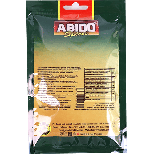 Chicken Wings Spices Abido 50g