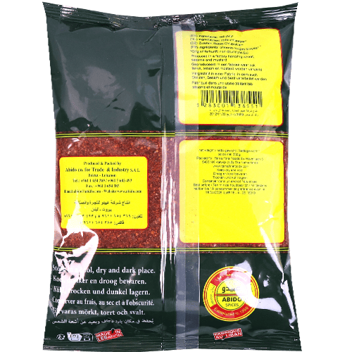 Spices Red Chili Crushed Abido 500g