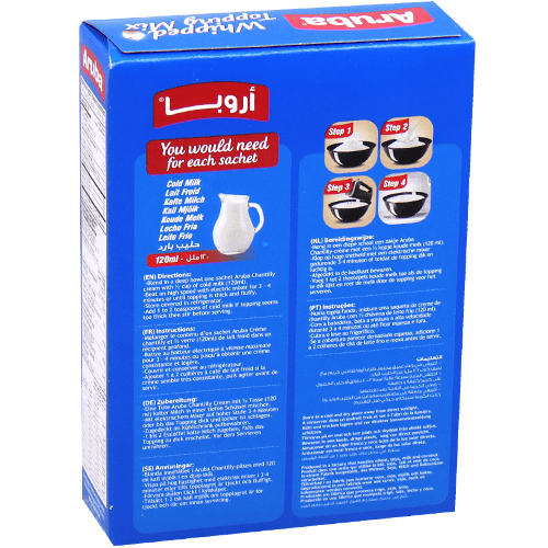 Cream Chantilly Vanilla Aruba 80g