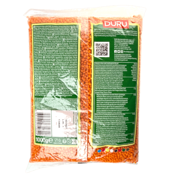 Red Lentils Duru 1000g