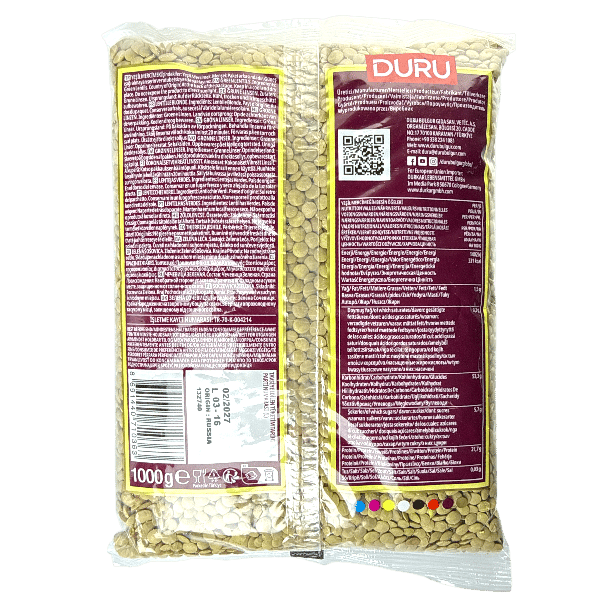 Green Lentils Duru 1000g