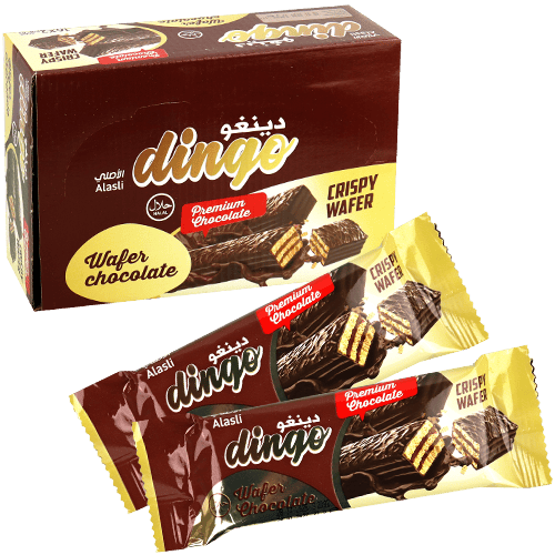 Wafer Chocolate with Cocoa Cream Dingo 16 Pieces