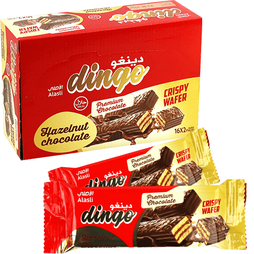 Wafer Hazelnut Cream Dingo 16 Pieces