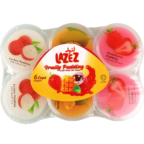 Fruity Pudding Lazez 6 Pieces