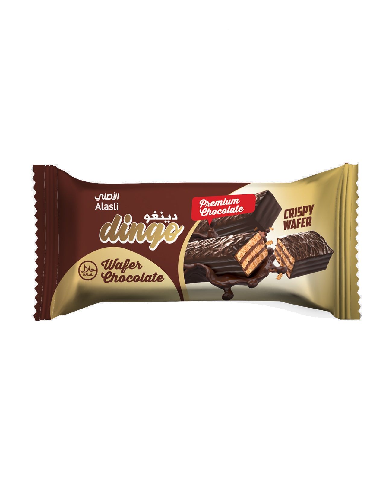 Wafer Chocolate with Cocoa Cream Dingo 16 Pieces