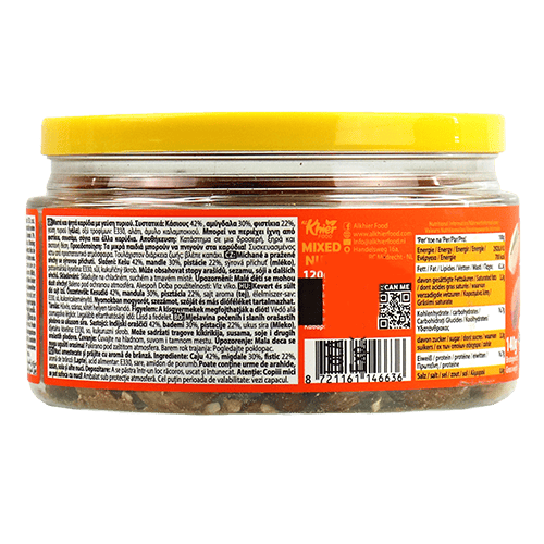 Mixed Nuts Roasted Cheese Olex 140g