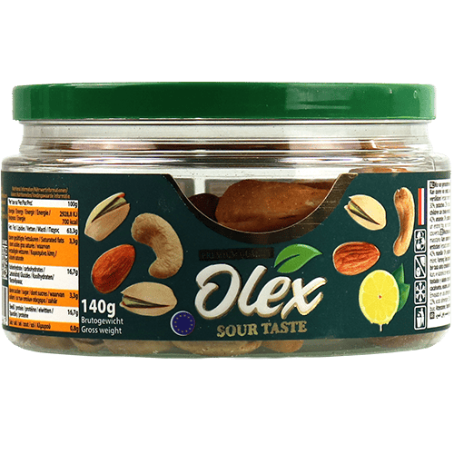 Mixed Nuts Roasted Sour Olex 140g