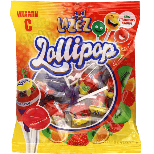 Lollipops Fruits Lazez 8 Pieces