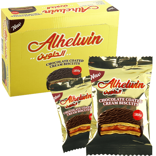 Chocolate Biscuit Alhelwin 10 Pcs