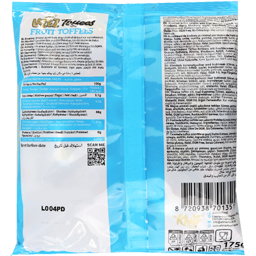Fruity Toffees Lazez 175g