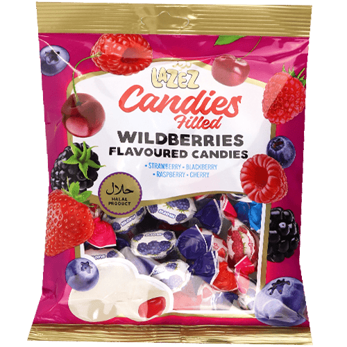 Wild Berries Filled Candies Lazez 175g
