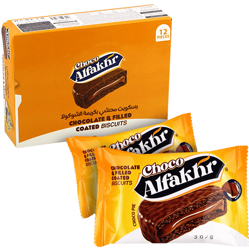 Choco Biscuits Alfakhr 12 pcs