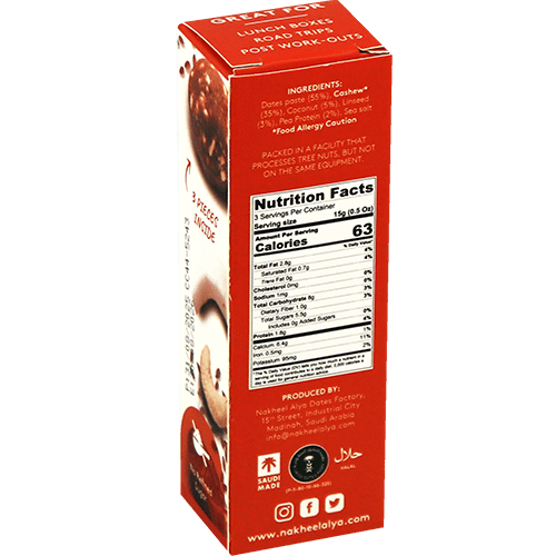 Cashew & Coconut Date Energy Bites NALYA 45g