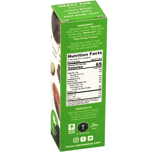 NALYA Pistachio & Date Energy Bites 45g