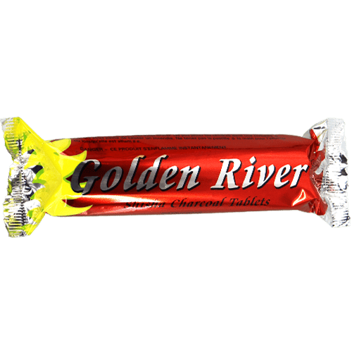 Coconut Shell Charcoal Goldern River 10 Pcs