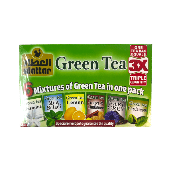 Green Tea 6 flavours Alattar 24 Bags