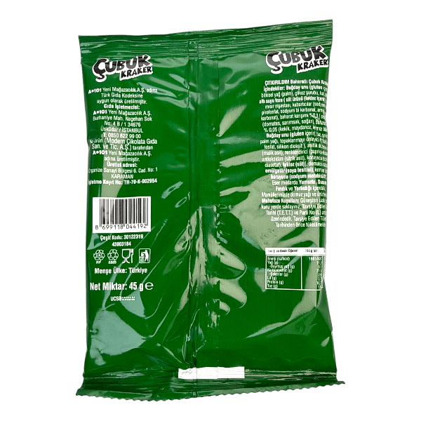 Cubuk Kraker Baharatli Aris 45g