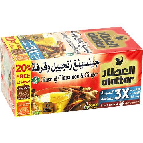 Cinnamon & Ginger Ginseng Alattar 24 Bags