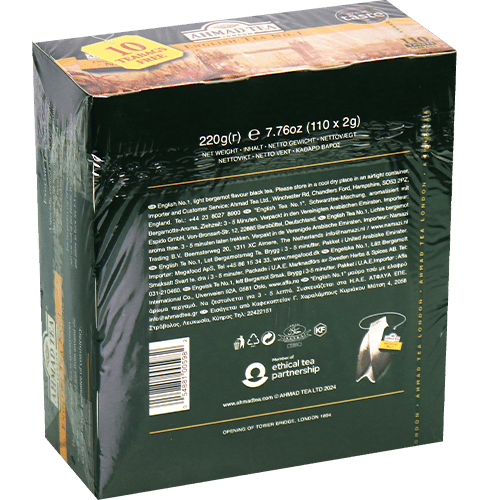English No1 Tea Ahmad 100 Bags