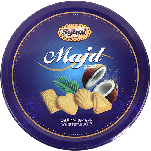 Coconut Flavor Cookies Sybal Majd 450g