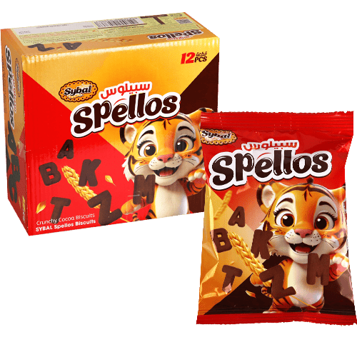 Spellos Crunchy Cocoa Biscuits Sybal 12pcs