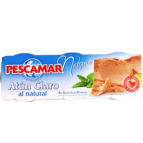 Light Tuna Natural Pescamar 3x80g