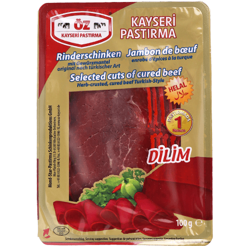Cured Beef Slices Turkish Style (Pastirma) OZ EM 100g