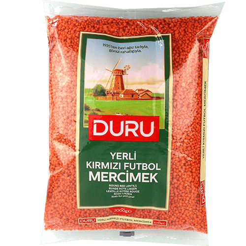 Whole Red Lentils (Football) Duru 2kg