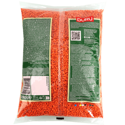 Whole Red Lentils (Football) Duru 2kg