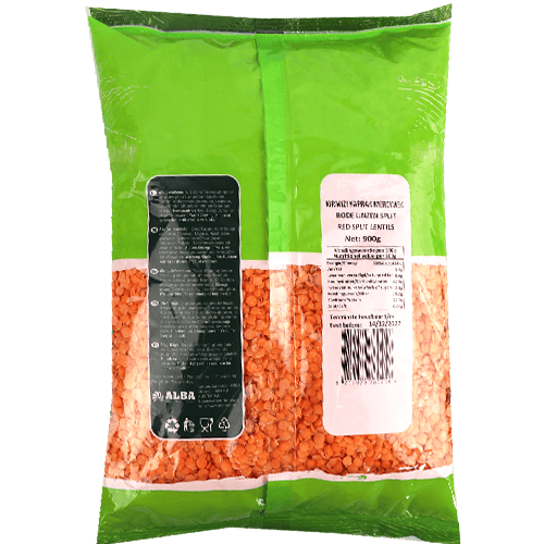Red Split Lentils Tazeden 900g