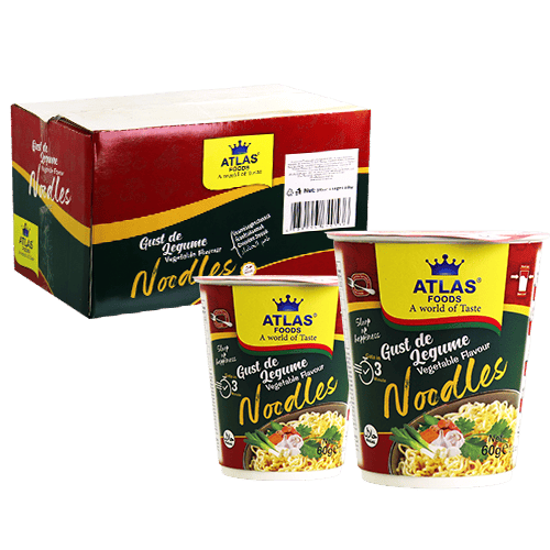 24 X Vegetable Flavour Instant Noodles Cup Atlas Foods 60g
