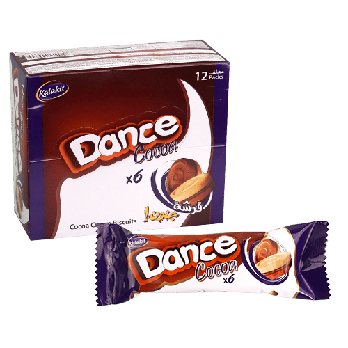 Cocoa Cream Biscuits Dance Cocoa 24pcs