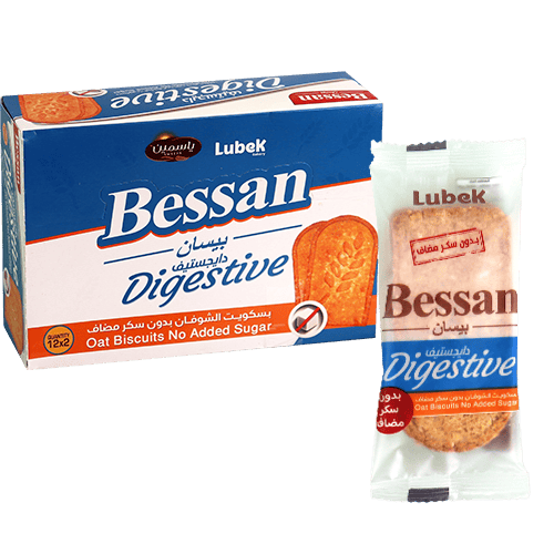 Digestive Oat Biscuits No Added Sugar Yasmeen 12 pcs